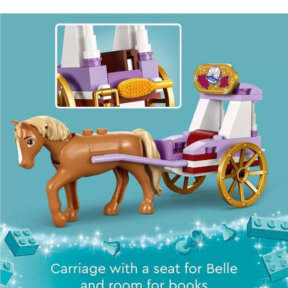 Lego Disney Princess Belle's Storytime Carriage, 43233, Ages 5+ - Picture 2 of 2